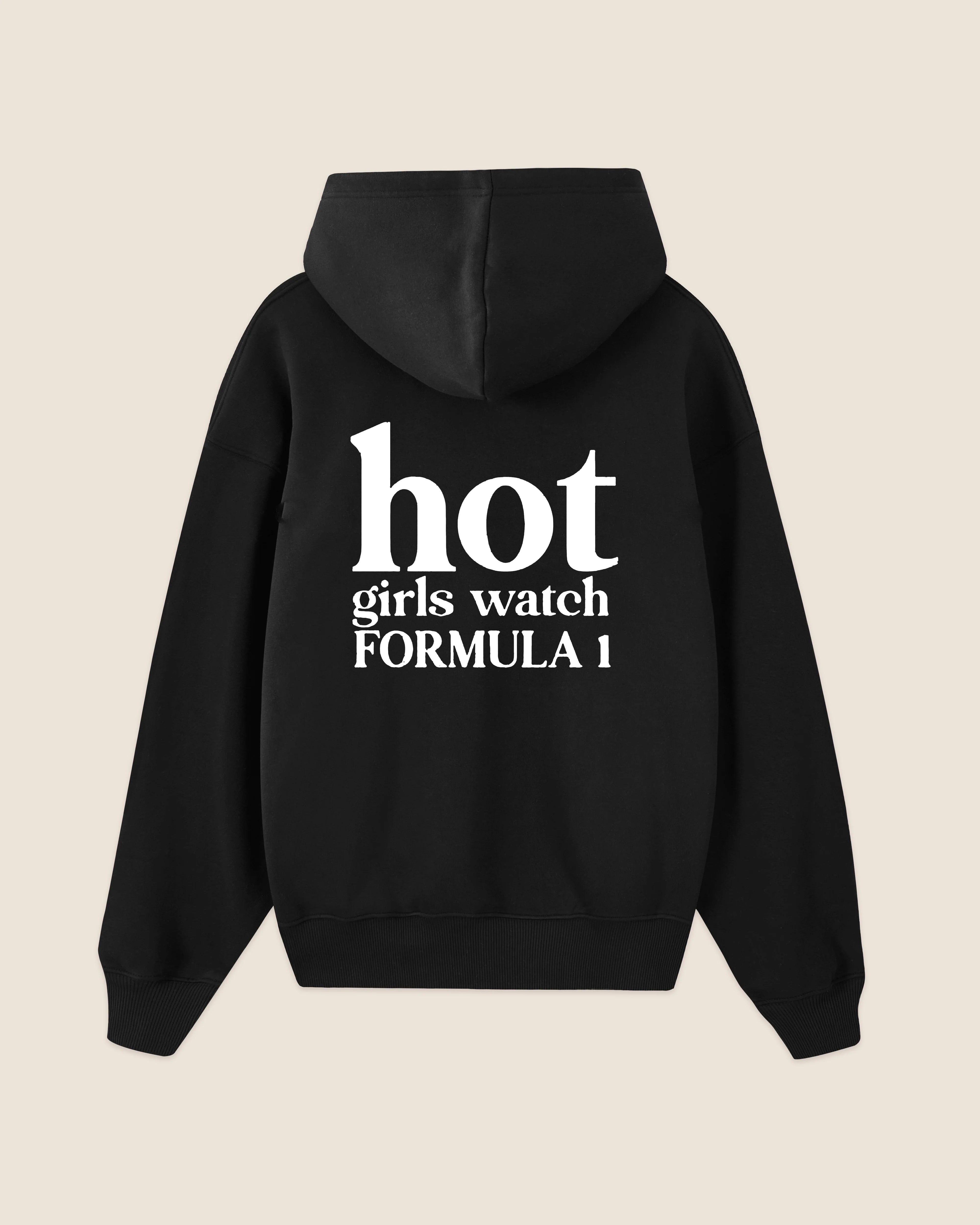 Hypebeast Hoodie black hot girls watch formula 1